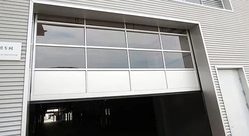 Finger Protection Garage Door With Small Pedestrian Access Door For Homes