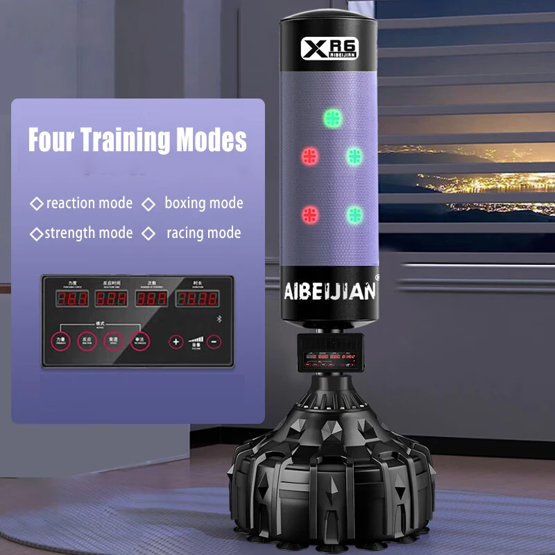 Intelligent Smart Music Sandbag Boxing Punching Bags Fitness New Professional Heavy Standing Boxing Bag Set