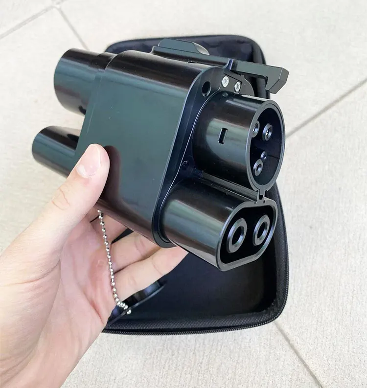 CCS2 To Type CCS1 EV Charger Adapter Convertor 250A CCS Combo 2 A Do CCS Combo 1 AC DC De Adaptador Carga Connector Convertidor