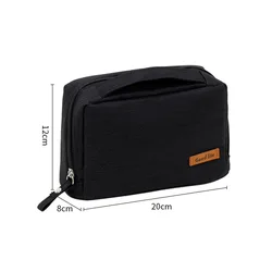 Multifunctional travel digital cable storage bag lightweight waterproof travel electronic accessories organizer pouch