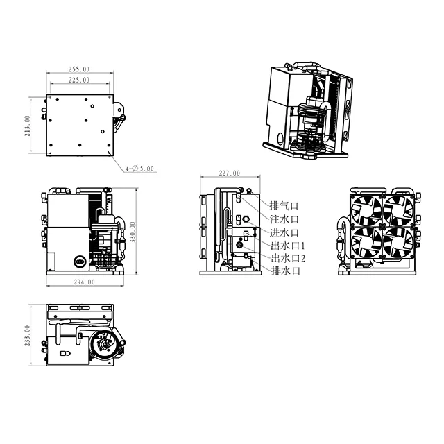 600W Industrial TEC peltier thermoelectric cooler semiconductor cooler  medical beauty semiconductor refrigeration module