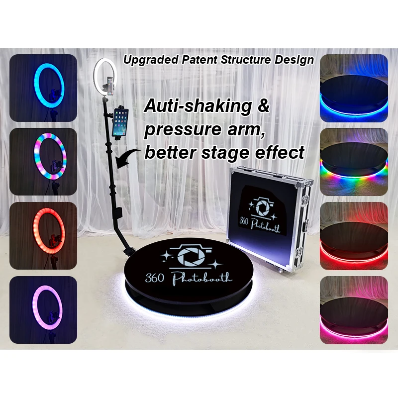 portable party open air dslr ipad mirror 360 selfie photo booth machine photobooth manufacturer