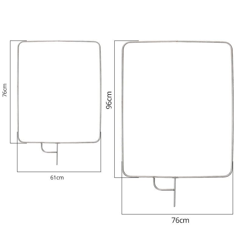 Sun Scrim 76x91cm Transparent Black Diffuser Metal Alloy Frame for C Stand Photography Crew TV Station Live Broadcast Soft Light