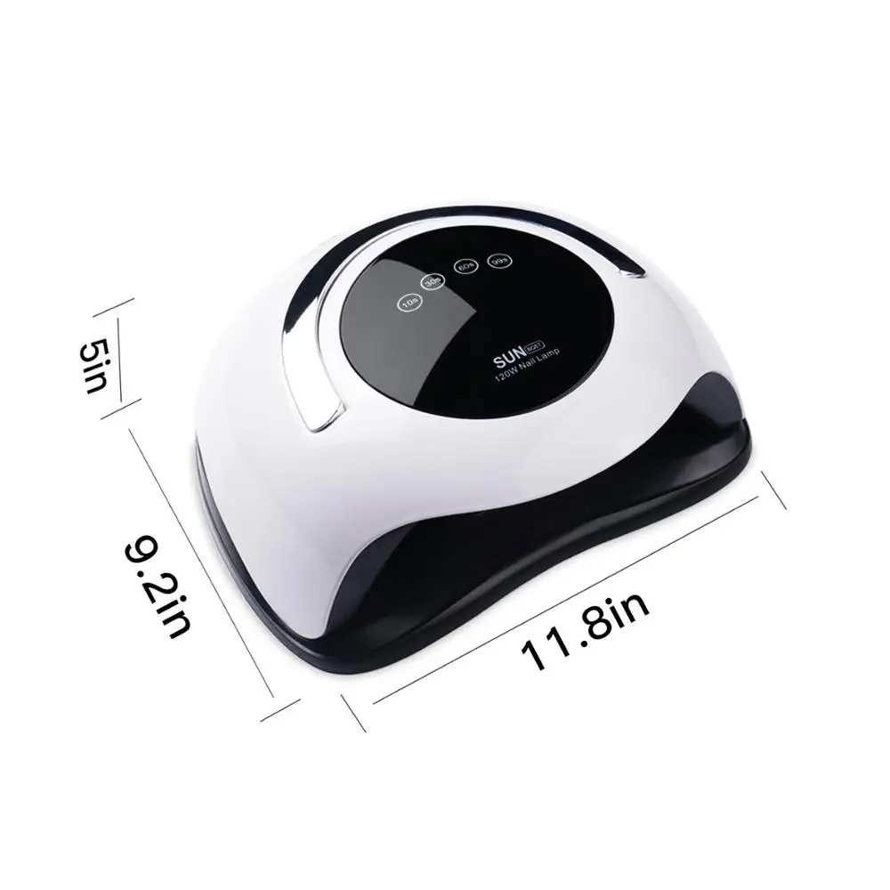 NEW Arrival 120W Led Light Lamp BQ5T  nail lamp  Gel UV LED Cordless Nail Lamp