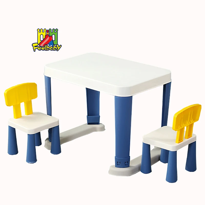 Feelbaby plastic baby table and chair for children study