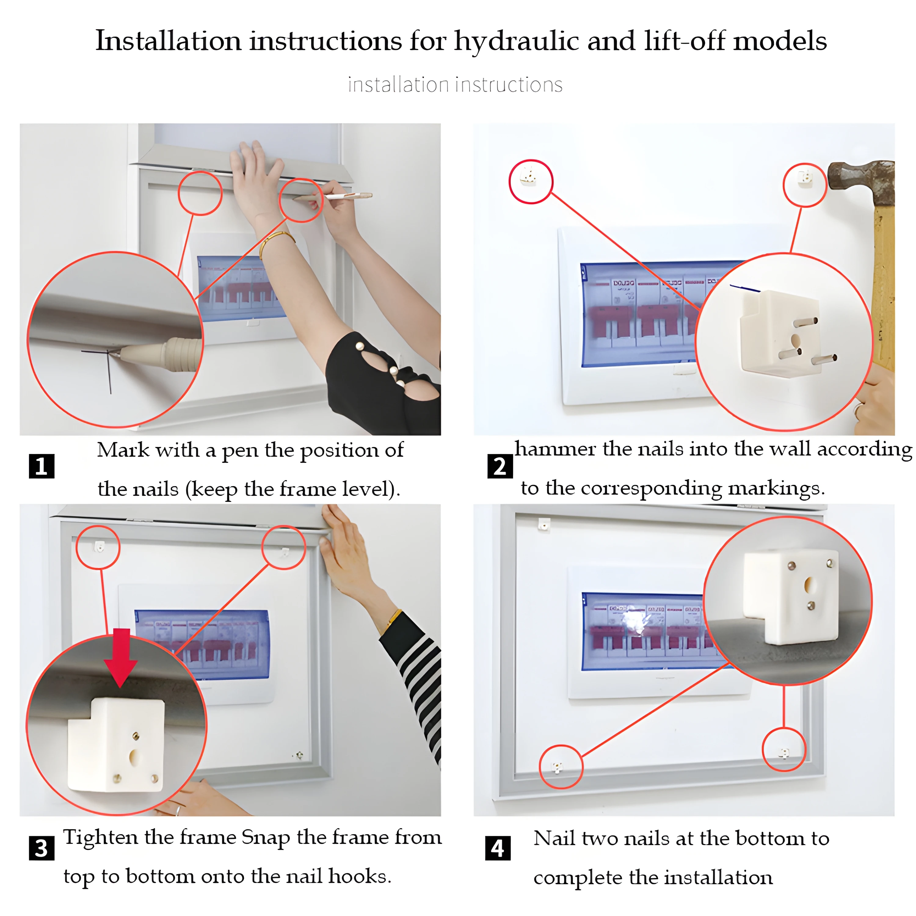 Modern Home Decor Punch Free Framed Electricity Meter Box with clocks still life Wall Art Weak Electricity Box Hanging Painting