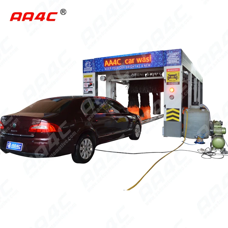 AA4C tunnel  automatical  car washing machine  9 brushes car washing machine (60369945362)