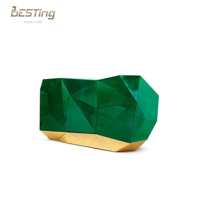 New Arrivals Dinning Room Furniture Modern Sideboards Wooden Storage Cabinet Art Design Sideboard