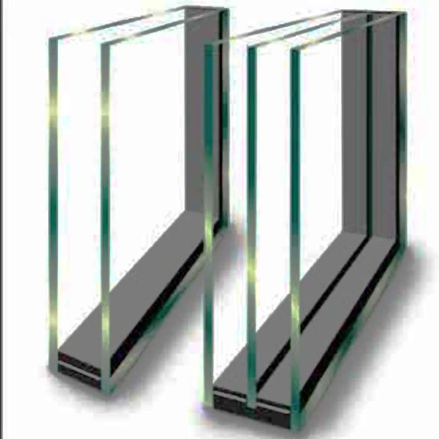 China Suppliers Blue Floor Tempered Panel Curved Building Low E Soundproof Insulating Glass Le verre isolant