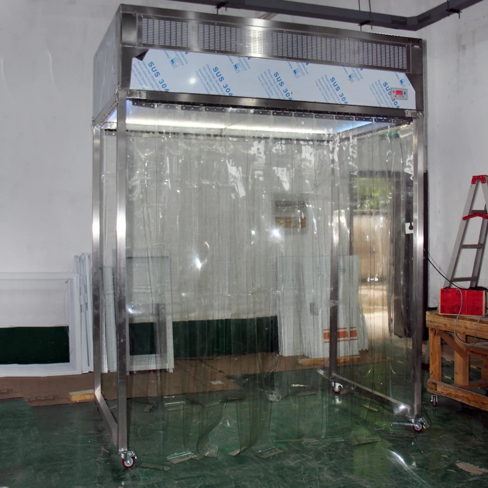 Clean Room Workshop Class 100 Vertical Laminar Flow Booth Clean Room Booth