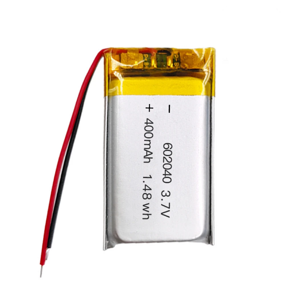 Manufacturers sell 350mah 400mah 450mah lithium small battery 602040 3.7v fat polymer rechargeable battery
