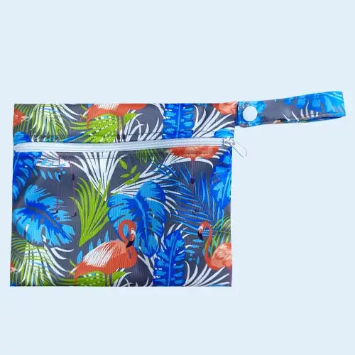 Washable Wet Bag Portable Sanitary Pads Storage Bag Reusable Sanitary Pad Pouch