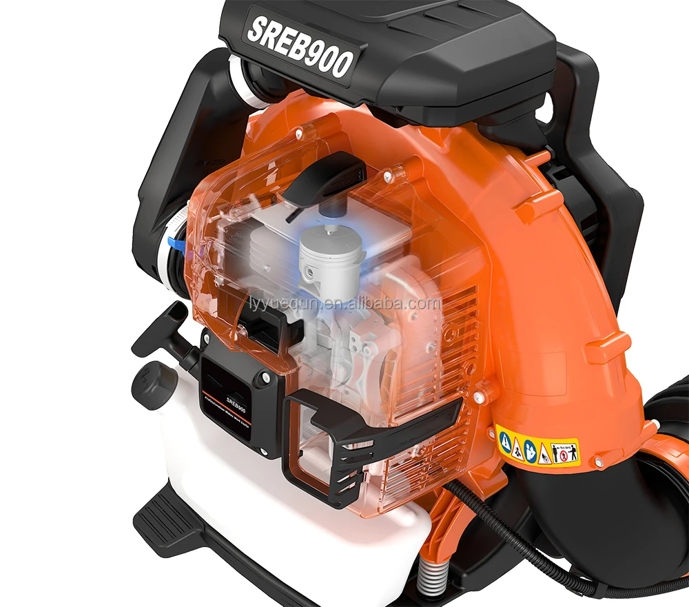 Gasoline Powered Blower 550 CFM 43CC 2-Stroke Petrol Snow Blower Engine 1.7HP Backpack Gas Leaf Blower