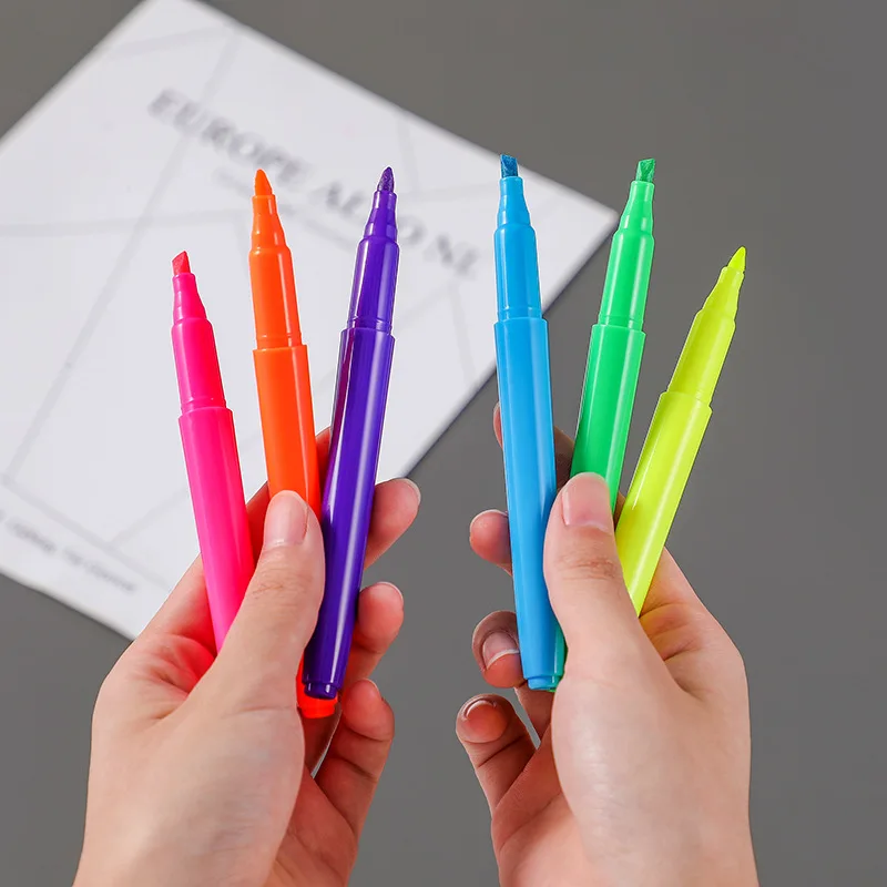 Wholesale Custom Highlighter Fluorescent Marker cheap highlighter marker pen