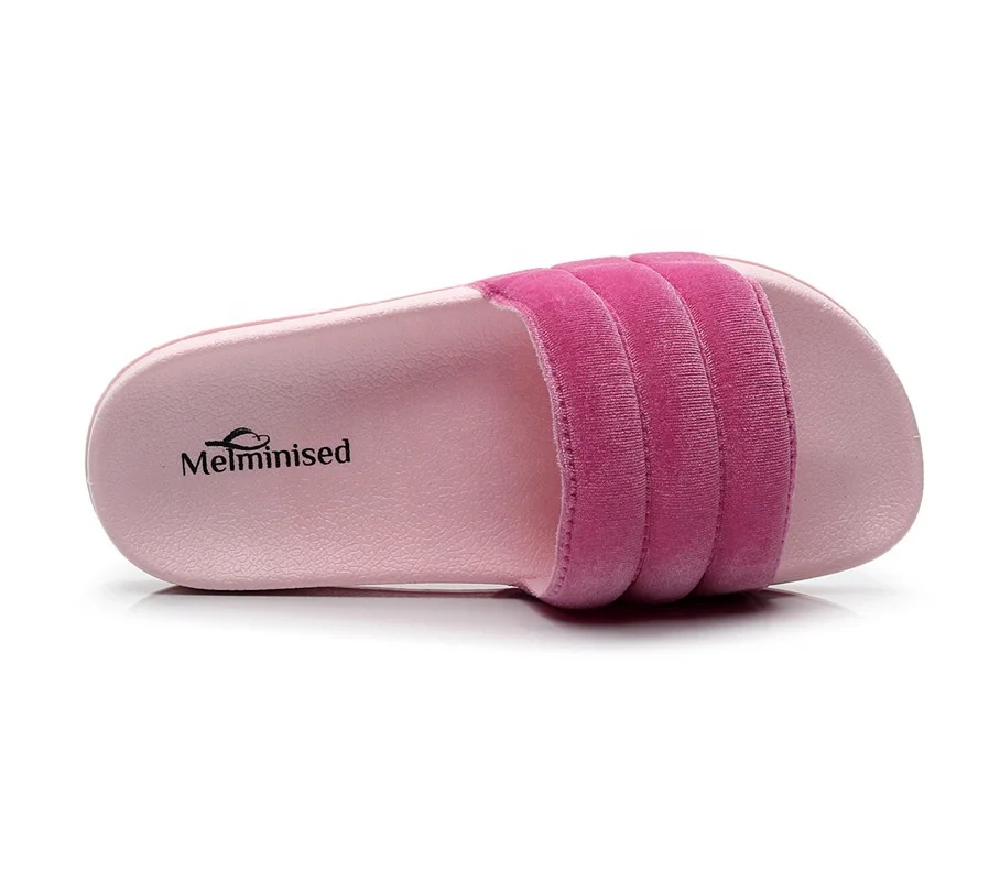 EVA Insole PVC Outsole Material Women Indoor Slipper Non-slip Plastic House Slippers For Women And Ladies