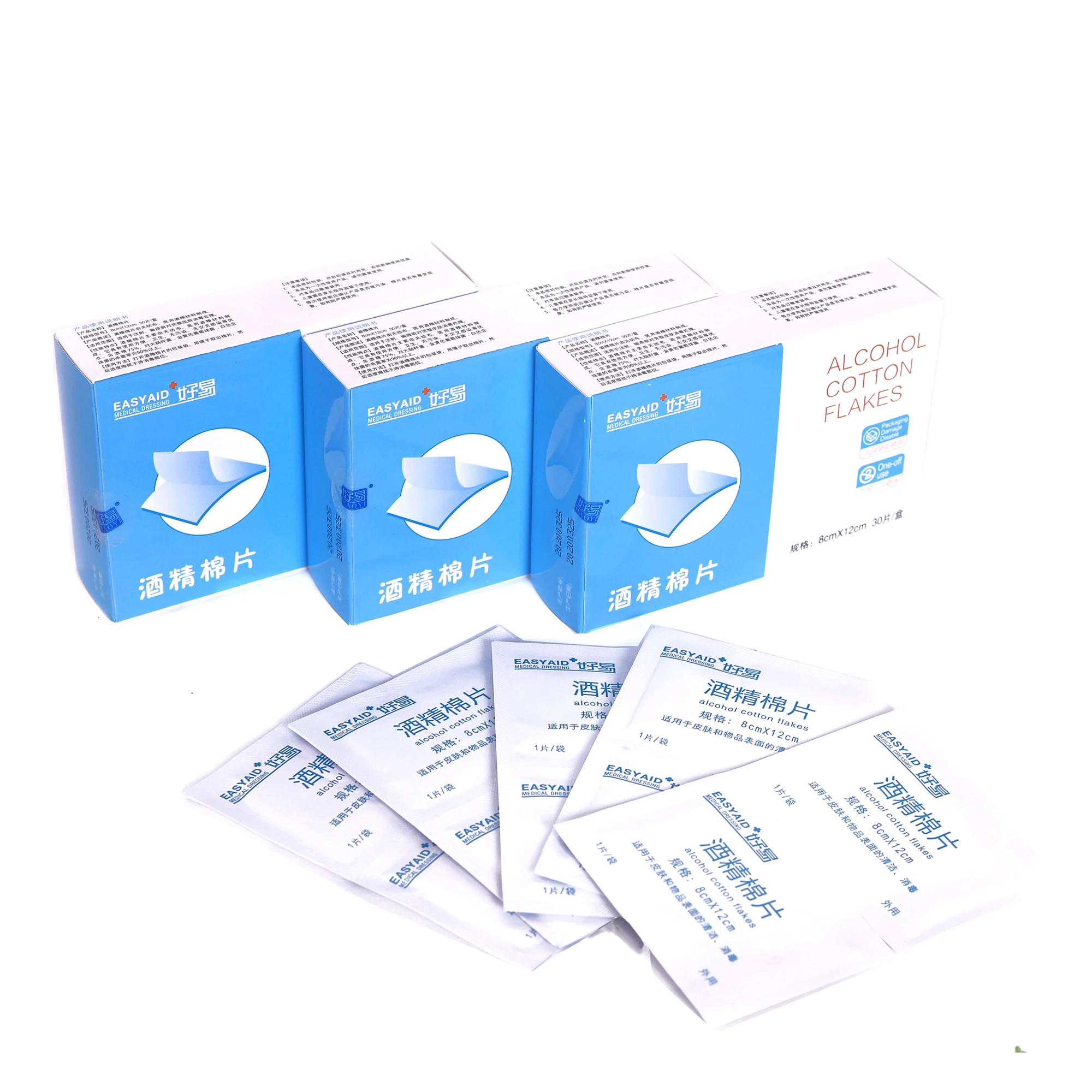 Disinfection and cleaning 5*5 cm medical alcohol pad custom alcohol prep pads  for Daily use