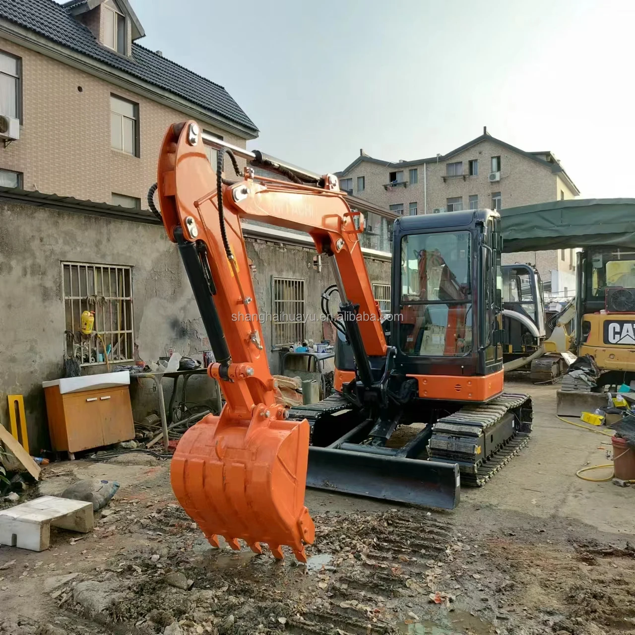 Hitachi ZX50U-3F 50 5 тонн T t Подержанный мини-экскаватор горячая Распродажа качественный оригинальный экскаватор обеспечивает японский
