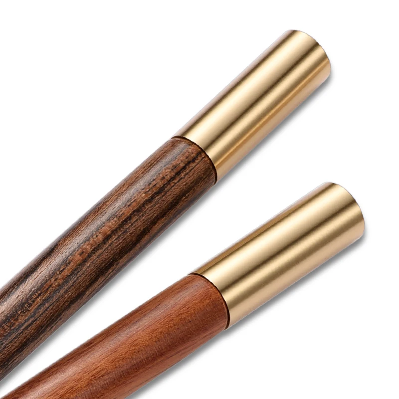 New design wood roller pen with metal part custom logo pen set for promotional gift