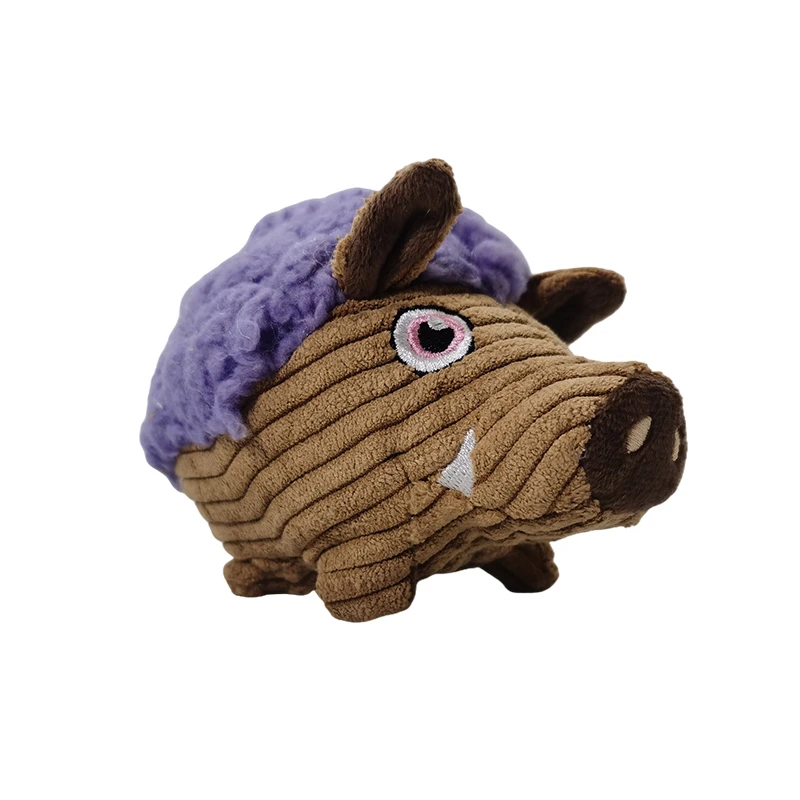Sherps Floofs свинья плюшевые милые прочные скрипучие игрушки для собак щенков
