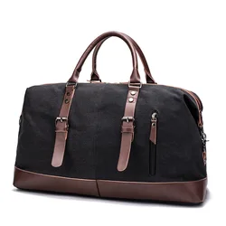 Big Capacity travel canvas duffle spend the night bags luggage travel canvas duffle suitcase