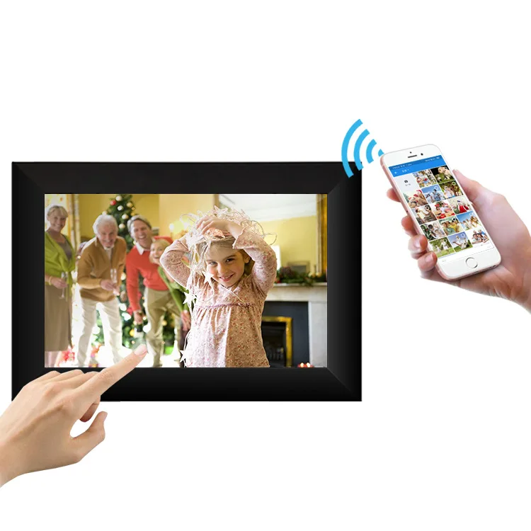 Digital Photo Frame WI-FI Frameo 10.1inch 1+16GB 1080P IPS Touch Screen Motion Sensor Portable Display