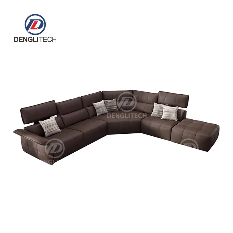 Japanese New Model Simple Corner Sofa Set  With  Price Living Room Furniture Modern Design Electric Recliner Sectional Sofa Set