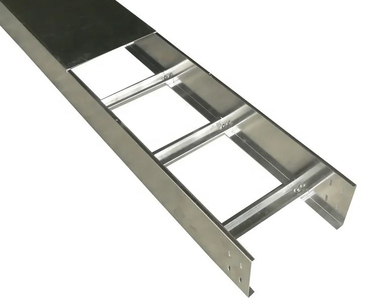 Construction Industry Stainless Steel Standard Cable Ladder Type Tray For Cable Support System