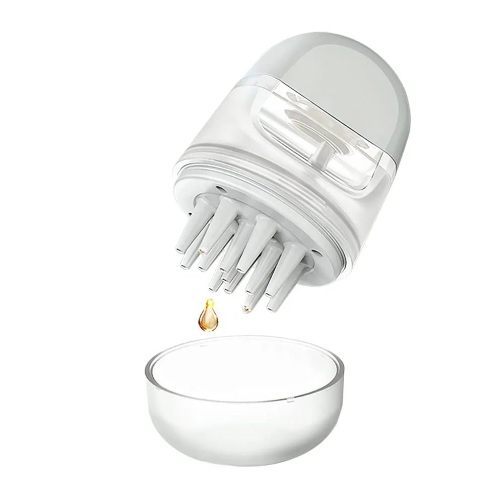 OEM Scalp Applicator Professional Help Hair Growth Silicone Soft Scalp Head Fluid Brush for Oil