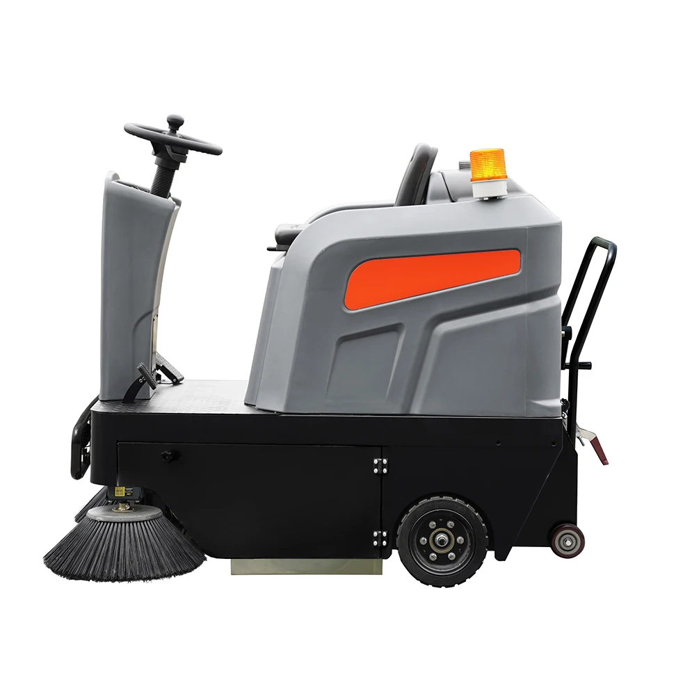High Performance Durable Battery Use Riding Road Sweeper Cleaning Machine