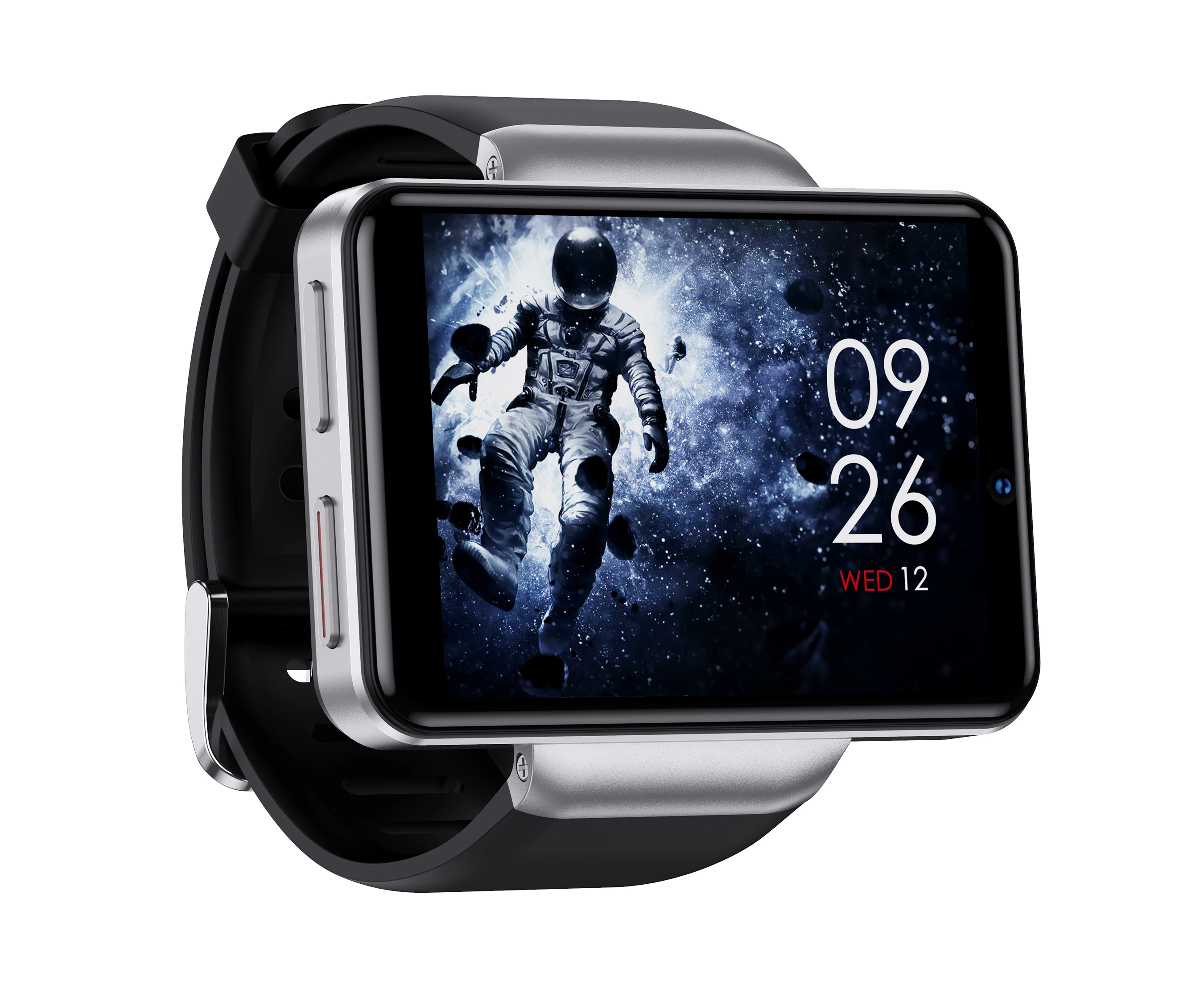 2.41' IPS optical-bonding large screen simcard smart watch green light more accurate heart rate 4G gps smartwatch