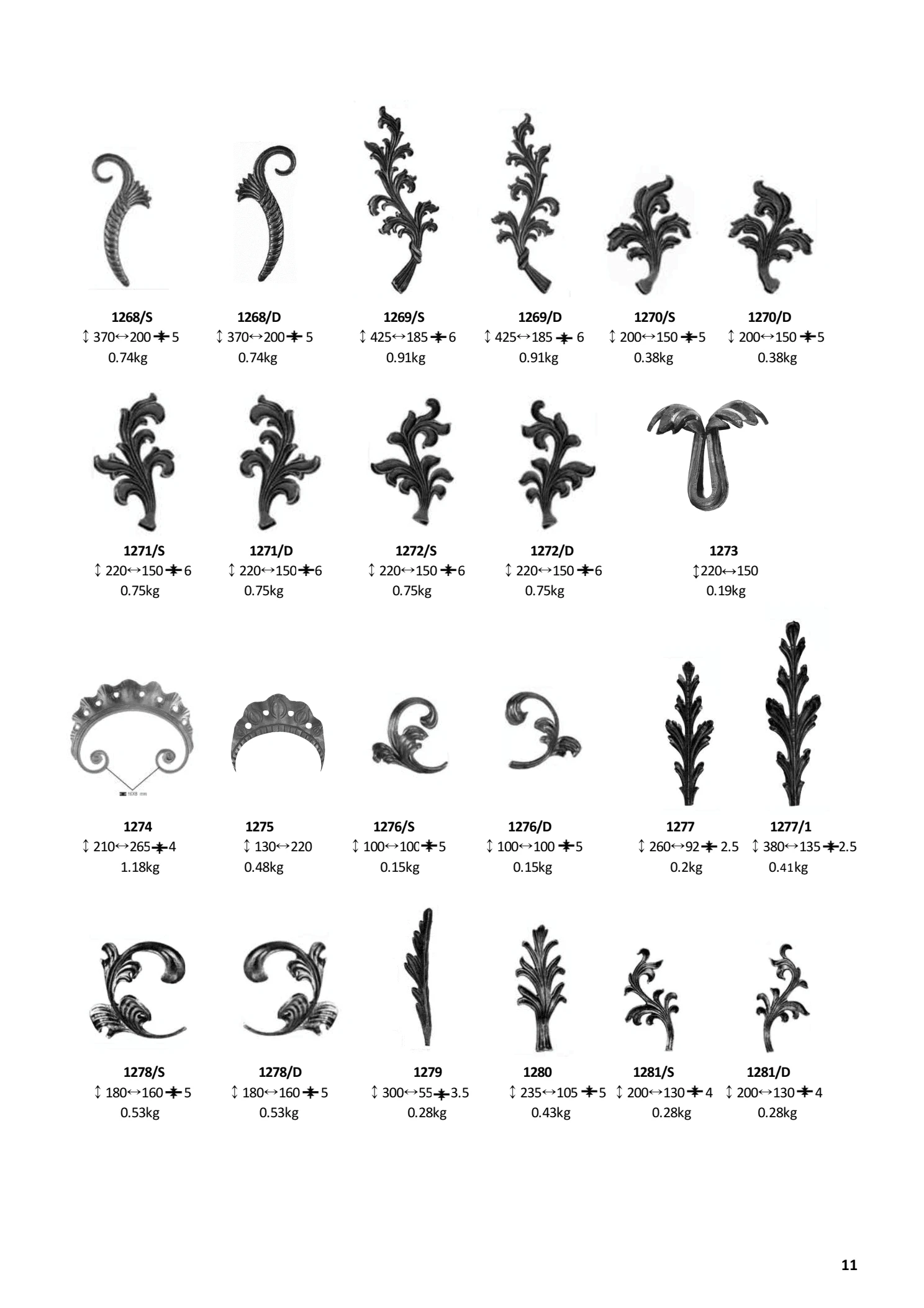 Onion Baskets ornamental wrought iron components for stair railing handrail balustrade parts