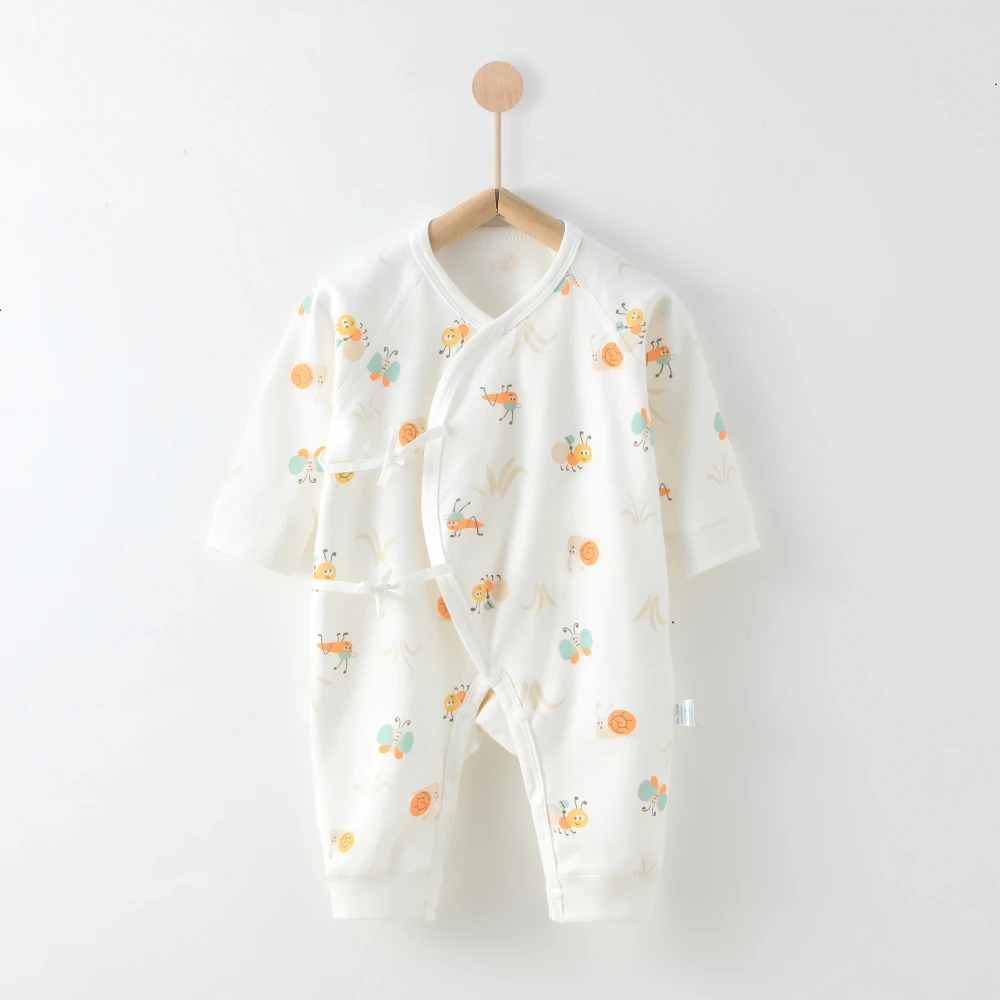 New baby clothing spring and autumn season baby butterfly clothes ready for delivery clothing baby cotton