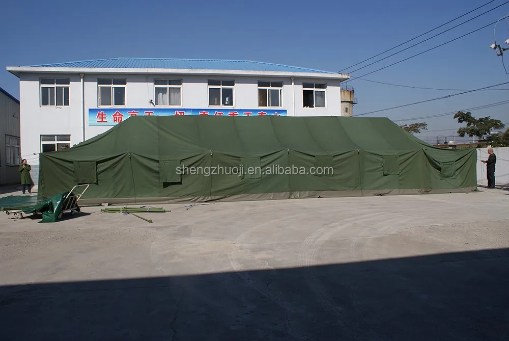 ShengZhuoJi завод по производству палаток 5 10 20 30 40 50 человек холщовая стальная палатка