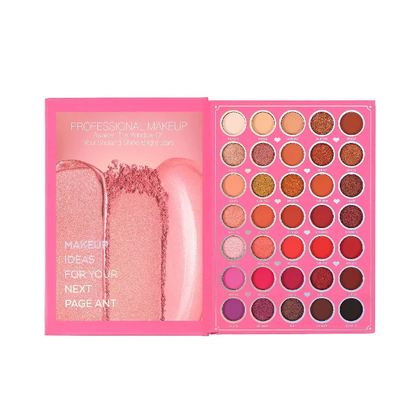Wholesale Four Pages Eyeshadow Palette Primer Book Waterproof Cosmetic Beauty Makeup Set Sombra De Ojos Set For Kids And Women
