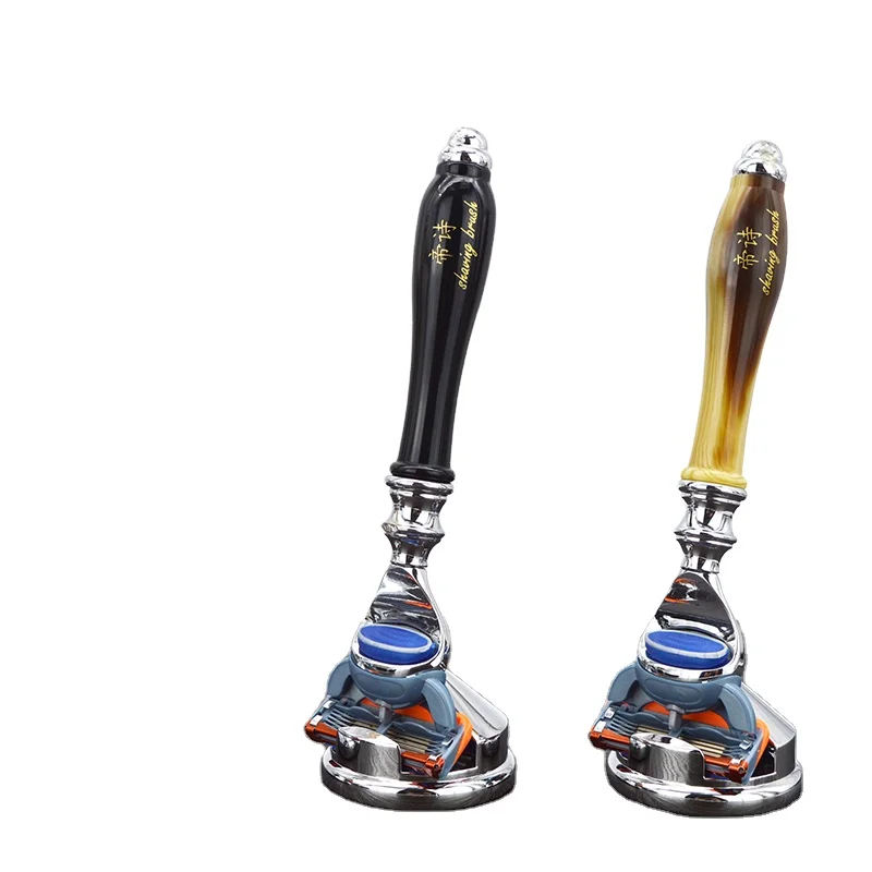 New adjustable 5 blade safety razor good quality shaving razor set triple blade men resin metal shaver disposable shaving razor