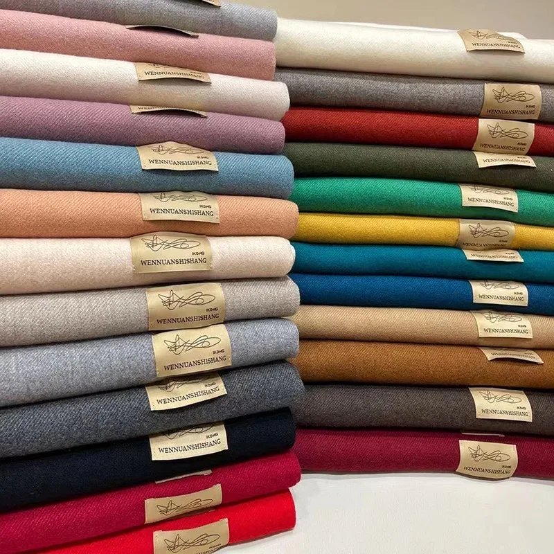 2021 Autumn/winter new scarf for female students Solid color versatile tassel cape for lovers scarf for men