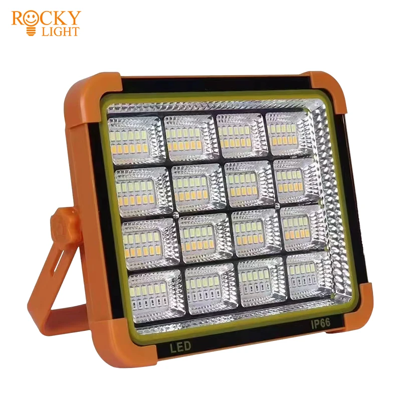 Solar emergency projector light