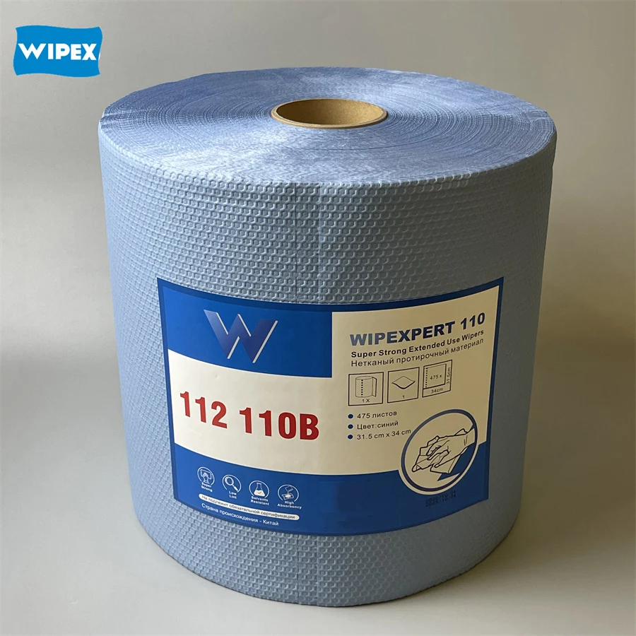 X70 Disposal Clean Wiper Roll Industrial Medium Duty Industrial Cleaning Wipes For General Cleaning