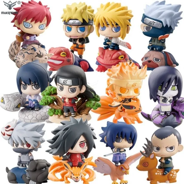 custom made Chibi figure, making PVC chibi miniature toy plastic figurines, customize 3D cartoon injection plastic figurine toy