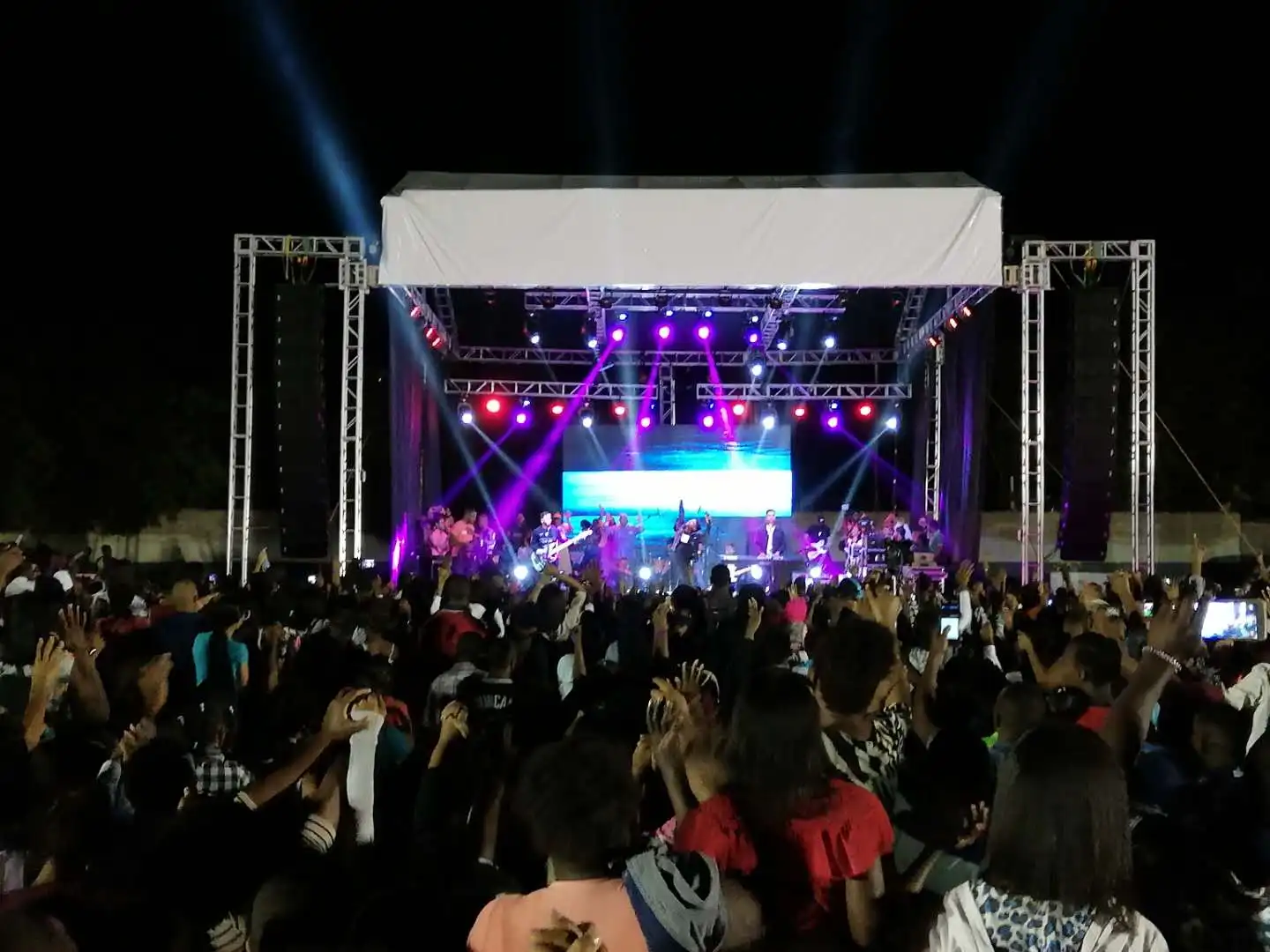 Событий сценическая стропильной системы алюминиевая ферменная конструкция этапа Малая сцена для крепежа осветительных