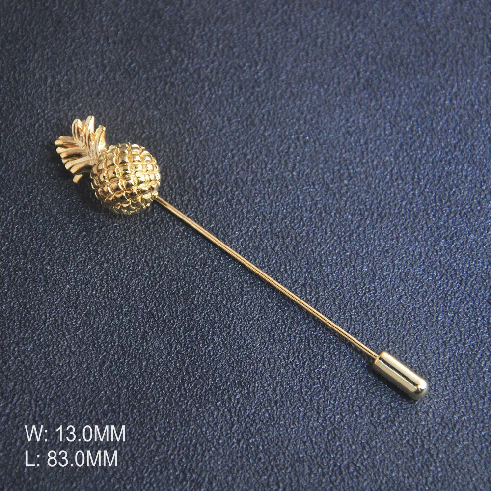 Sale Collar Pin Bar High-end Fashion Personality Brooch Silver Gold Clip Collar Shirt Buttoned Pin Male Accessories