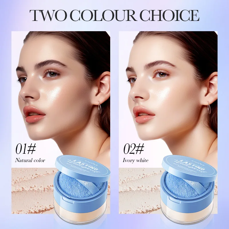 Private Label Makeup Long Lasting Setting Powder Waterproof Matte Finish Loose Setting Powder For Oily Skin