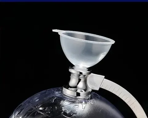 Dispenser Jar with Tap for Water Tea Juice Beer whiskey globe decanter with metal base