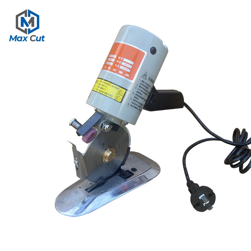 Portable Electric Handheld Fabric Shear Drag Round Blade Cutter Cloth Mini Plug Fabric Cutting Machine