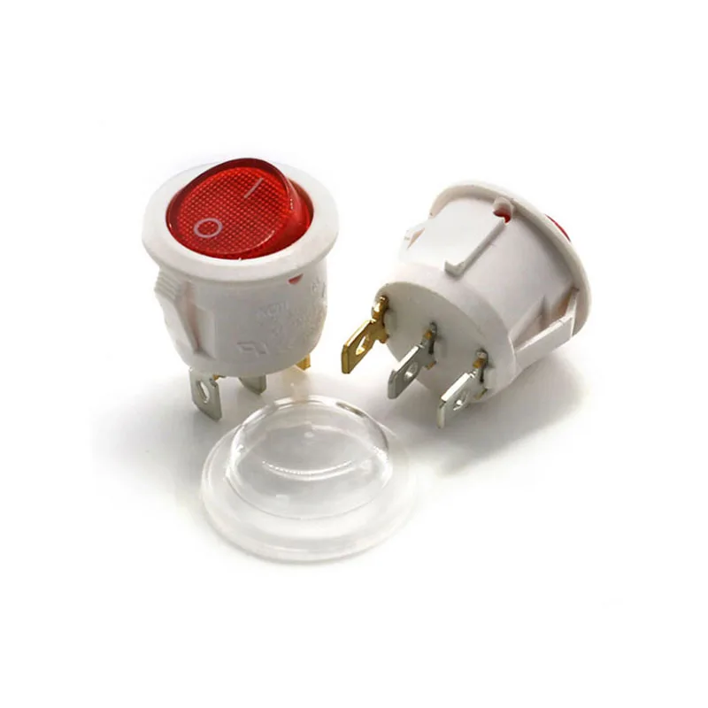 Diameter 16mm 23mm 2/3 Position Rocker Switch 2/3 Way Round Panel Mout On Off Rocker Switch