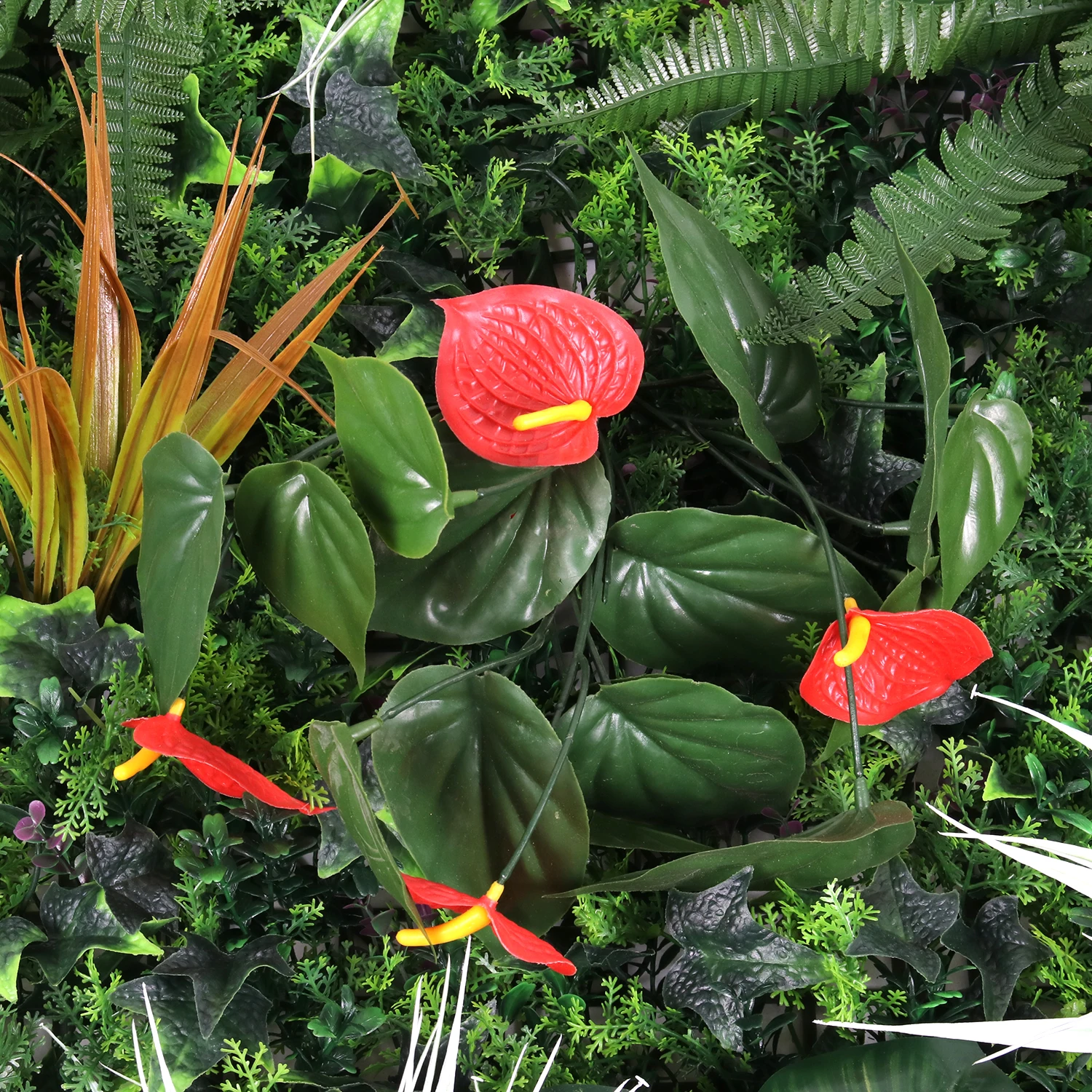 Pq12 100*100cm Garden Decor Boxwood Hedge Artificial Green Foliage Panel Plant Grass Wall