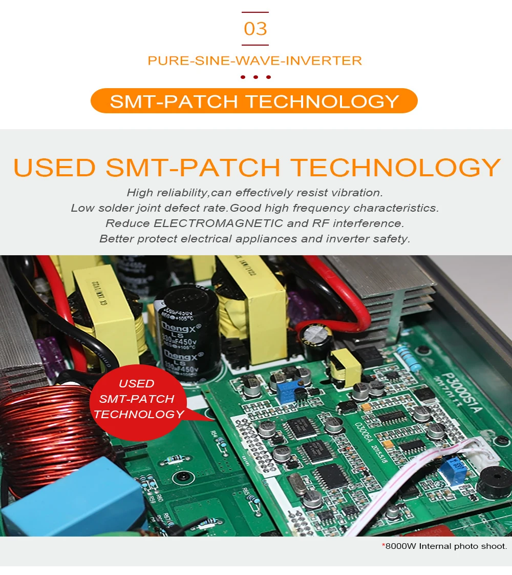 Инвертор немодулированного синусоидального сигнала HOULI, 6000 Вт, 12 В, 24 В, 48 В до 110 В, 220 В, 6000 Вт