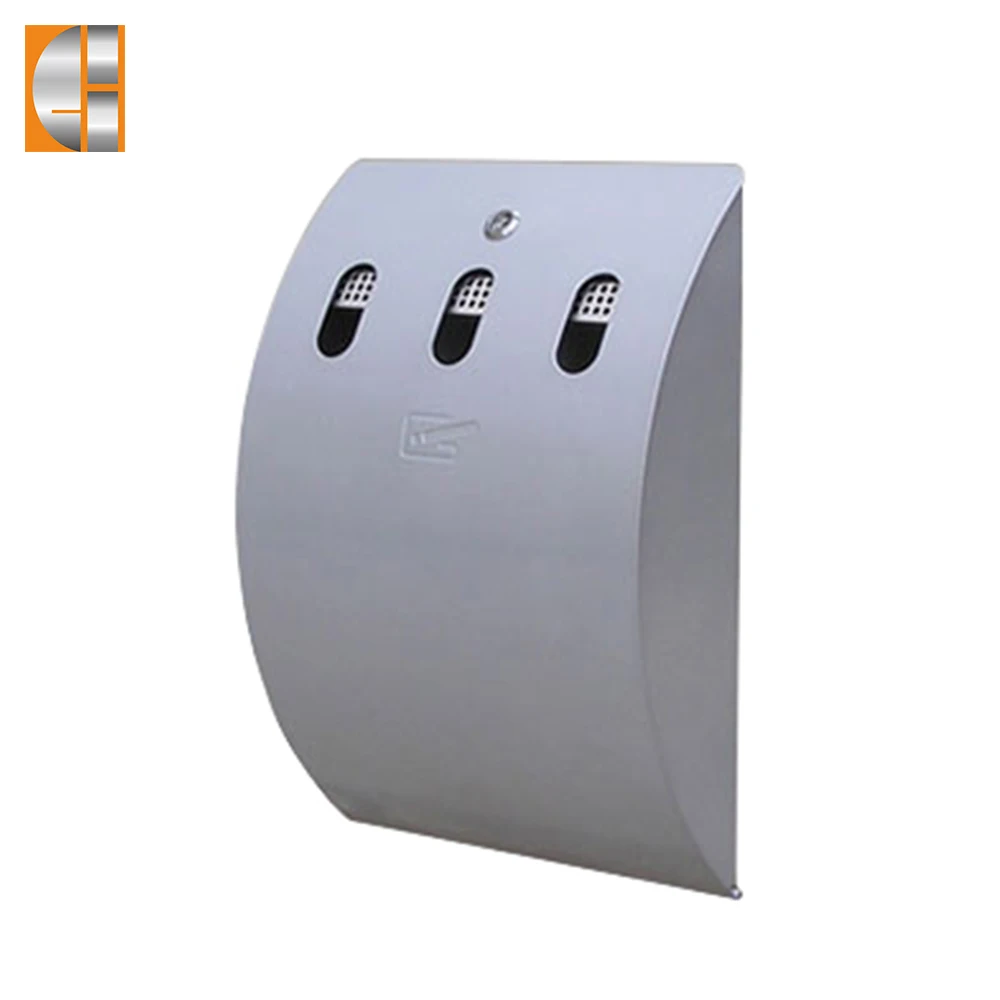 Custom Smoking Wall Mounted Ashtray Cigarette Butt Bins