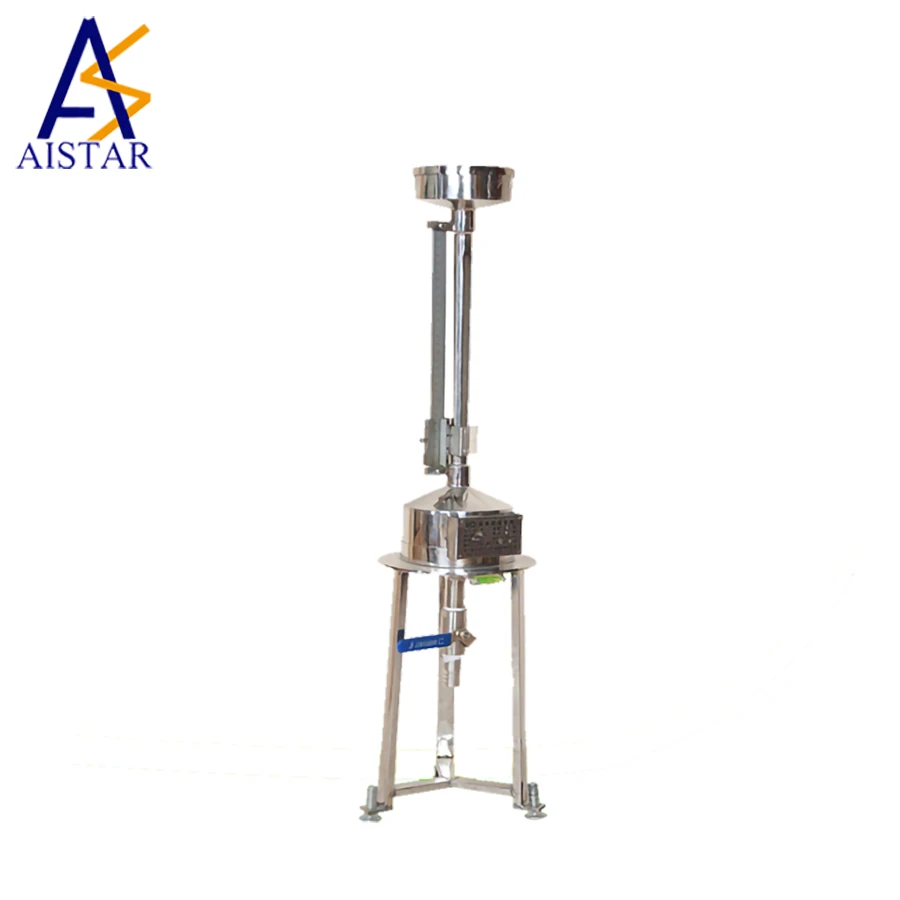 5L Aistar  Prover Tank with Holder Typically Used in A Metrology Laboratory Environment