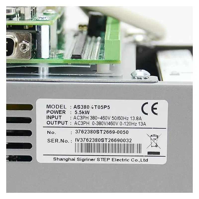 SHANGHAI STEP ELEVATOR INVERTER AS380 5.5/7.5/11/15KW